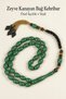 Zeyve Kanayan Bağ Amber Prayer Beads – Green with Special Craftsmanship