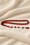 A. Kadir Bayraklı Master Craftsmanship Fire Amber Prayer Beads – Red Oval - 4