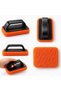 Dish and Kitchen Scrubbing Sponge with Handle – Powerful Cleaning Tool Orange Color - 4