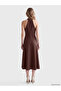 Esvab • Modern & Distinctive V Placketed Flared Dress - 3