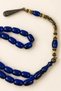 Specially Crafted Zeyve Amber Prayer Beads – Certified with Metal Tassel – Cobalt Blue - 2