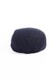 Men's Beanie Hat Classic Navy Blue Striped Wool Fabric Standard Size (Autumn Winter) - 5