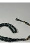 Specially Crafted Zeyve Amber Prayer Beads – Certified with Metal Tassel – Green Black - 4