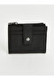 Zippered and Snap-Fastened Men's Card Holder Wallet
