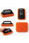 Dish and Kitchen Scrubbing Sponge with Handle – Powerful Cleaning Tool Orange Color - 5