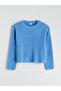 Rmz Gi̇yi̇m Farkiyla Zero Roba Collar Girls' Knitwear Sweater