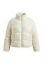 Women's Stand Collar Lined Windproof Plush Coat Jacket with Pockets - 2