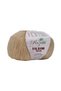 Tılsım Glitter Mohair Blended Knitting Yarn 50 Gr 192 Mt - 362-25 Light Beige X Gold Glitter