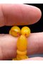 Exquisite Craftsmanship Collectible Spiral Vein Crimped Amber Prayer Beads - 2