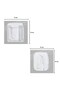 ®   Item Fixing Hanger 10 Pairs Transparent Double Sided Adhesive Snap Clips - 5