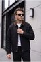 Gabardine Coat/Jacket with Contrast Collar Design - 2