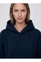 Basic Women's Relaxed Fit Hoodie Without Hood - C503 - 3