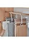 ®   Movable Inside Closet Pants Tie Shawl Hanger System Organizer Layered Hanger Organizer - 2
