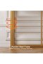 Modern Narrow Console Table And Portable Laptop Desk With Golden Frame - 5