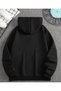 Oversize Dragon Printed Hooded Sweatshirt - 2