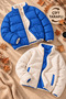 Unisex Double-Sided Plush Inflatable Coat with Zipper and Double Pockets, Thick Textured Filling, Oversized Winter Wear