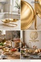 Gold Double Ladle Spoon Holder Vertical Countertop Spoon Holder Stand 18/10 304 Stainless Steel 723676 - 7