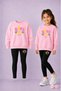 Children's Crew Neck Sweatshirt and Skinny Leggings Set – Winter Top and Bottom Set