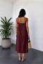 Women's Soft Modal V-Neck Thin Strap Casual Basic Long Dress - 4