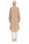 Ribbed Detailed Buttoned Long Tunic – Vi̇zon 10762 - 3