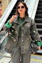 Bead Embroidered Denim Jacket