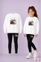 Children's Crew Neck Sweatshirt and Skinny Leggings Set – Winter Top and Bottom Set