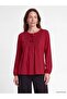 Tie Collar Embroidered Blouse (W6) - 2