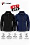 Polar Jacket Double Set Black Navy Blue Regular Fit 3 Pockets