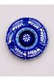 Ceramic Ashtray, Large Size, with Lid, Ocean Blue, Hand-Crafted, Odor-Proof, 12.5 cm - 7