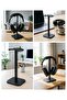 1Pc Aluminum Headphone Stand Holder Desk Organizer Universal Fit Non Slip Base Compact - 7