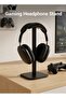 1Pc Aluminum Headphone Stand Holder Desk Organizer Universal Fit Non Slip Base Compact - 5