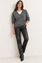 Essentials Anthracite Basic Wide Fit Soft Textured Knitwear Sweater - 2