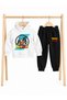 Dragon Ball-Z Anime Printed 3 Threaded Hooded Children's Tracksuit Set