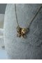Steel Necklace with Zircon Stone Figure Models - 3