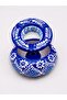 Ceramic Ashtray, Large Size, with Lid, Ocean Blue, Hand-Crafted, Odor-Proof, 12.5 cm - 3