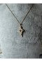 Steel Necklace with Zircon Stone Snake Model