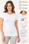 Women's Modal Cotton Crew Neck Short Sleeve Basic Undershirt Stretchy Casual Undergarment - 5
