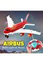 Kids Airbus 2 Channel R/C Airplane Toy with Lights, Music & Ground Movement - 3