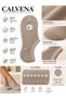Women's 6 Pairs Bamboo Seamless Beige Skin Color Ballerina Socks - 3