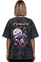 Slipknot Rock Metal Singer Printed Unisex Oversize Vintage Washed T-Shirt - 3