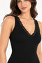 Women's Modal Camisole Lace Detailed V-Neck Undershirt Flexible Daily Undergarment - 4