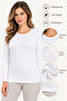 Women's Modal Cotton Crew Neck Long Sleeve Basic Undershirt Stretchy Casual Undergarment - 5