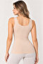 Women's 3-Piece Bamboo Elastane Wide Strap Basic Undershirt Set Flexible Daily Underwear - 4
