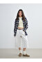 Özmarka New Season Plaid Oversize Women's Lumberjack Shirt Jacket - 2