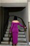 Kayık Abiye Elbise Collar Draped Midi Long Sleeve - 3