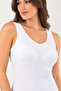 Women's Modal Camisole Bra Wide Strap Undershirt Flexible Daily Underwear - 4