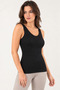Women's Modal Camisole Bra Wide Strap Undershirt Flexible Daily Underwear - 2
