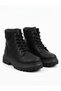 Black Emerald Zippered Stitched Sole Girls' Boots - 2