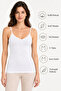 Women's Modal Cotton Thin Strap V-Neck Basic Undershirt Flexible Daily Undergarment - 5