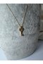 Steel Necklace with Zircon Stone Figure Models - 4